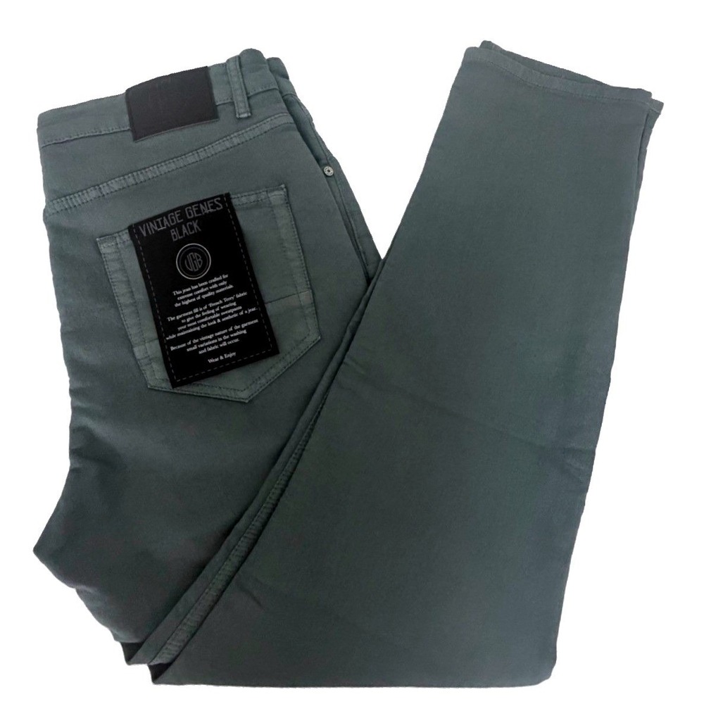VGB Men's Jeans 36x30 gray French Terry Denim Stretch Pants New